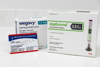Medicare GLP-1 weight-loss medication packaging