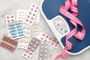 weight loss pills and scale